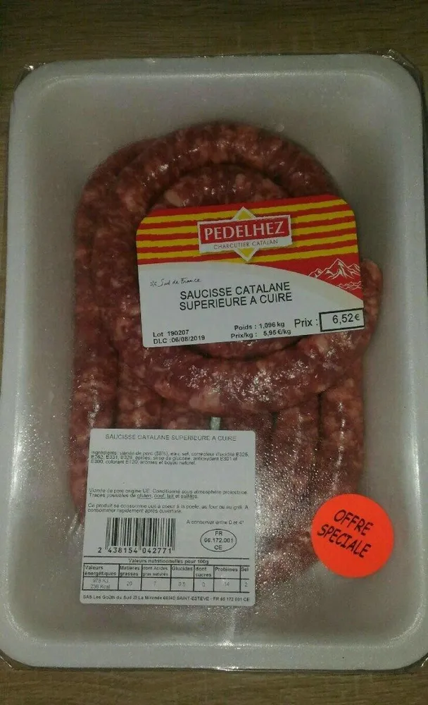 Saucisse Catalane supérieure