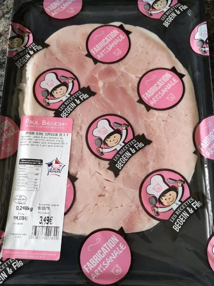 Jambon blanc supérieur