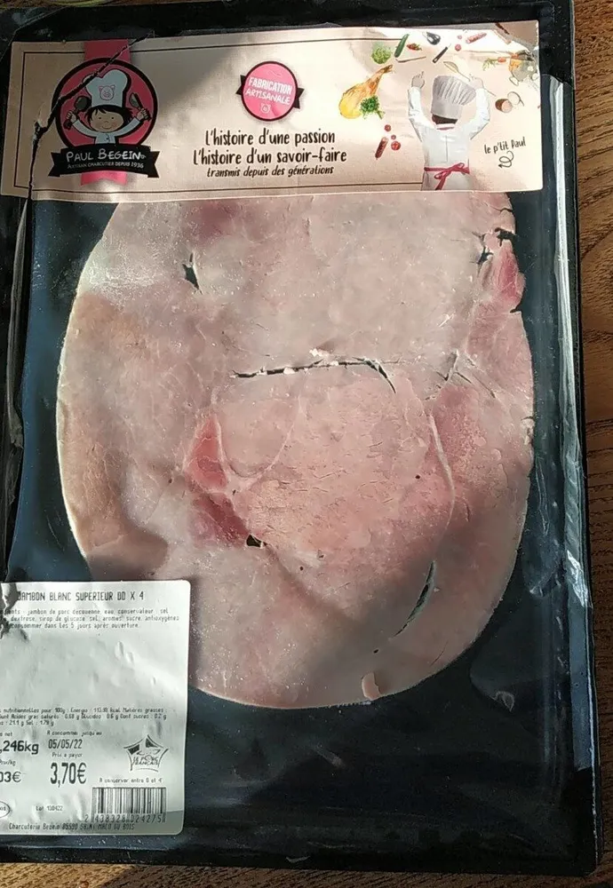 Jambon blanc supérieur