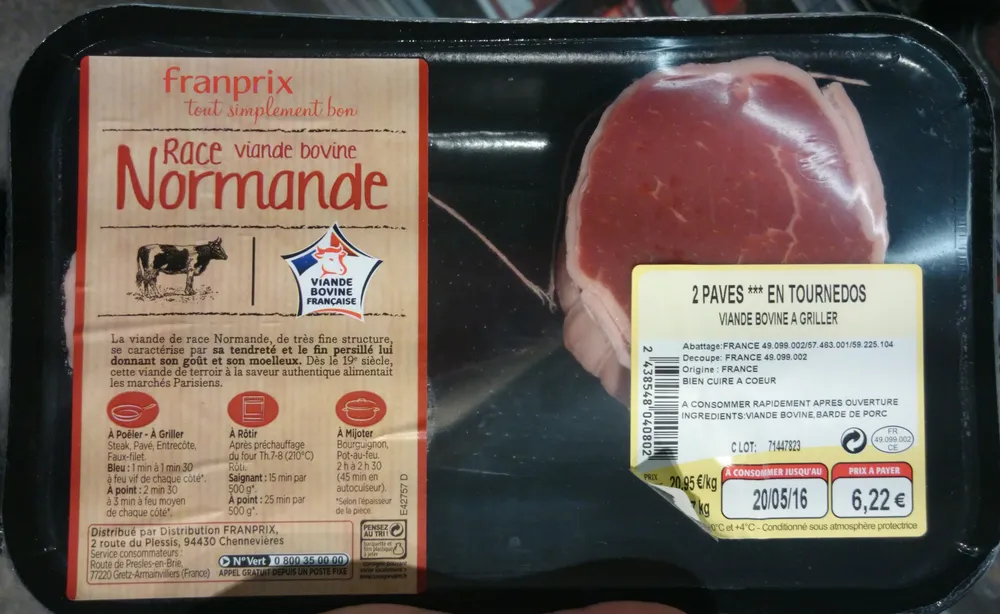 Pavés en Tournedos