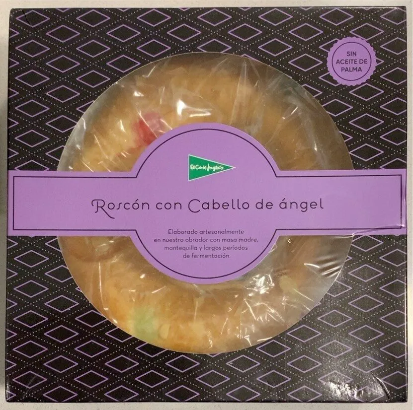 Roscón con cabello de ángel