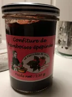 Confiture de framboises épépinées