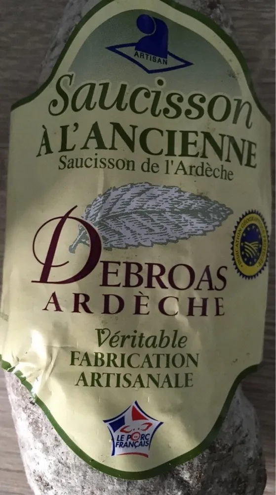 Saucisson Debroas Ardeche