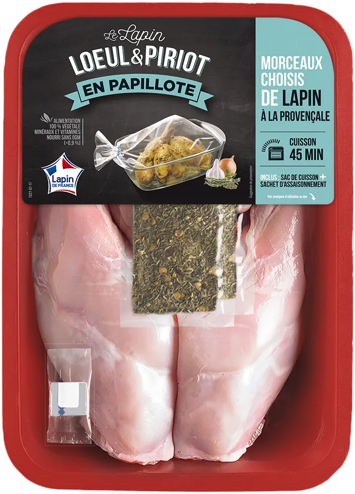Lapin en papillote