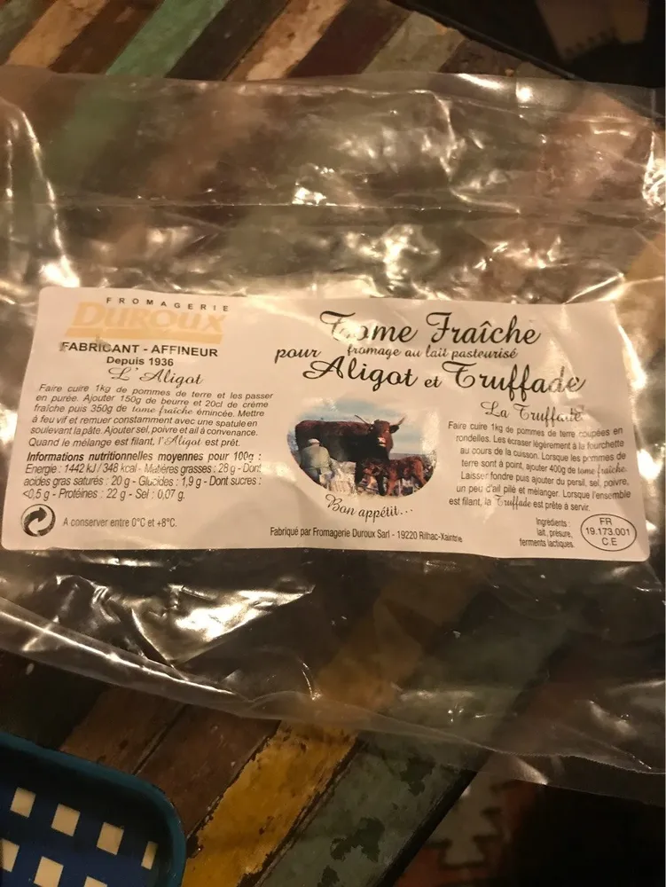 Tomme fraiche