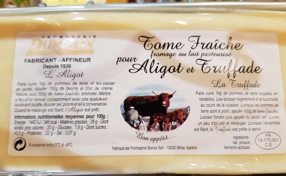 Tome fraiche