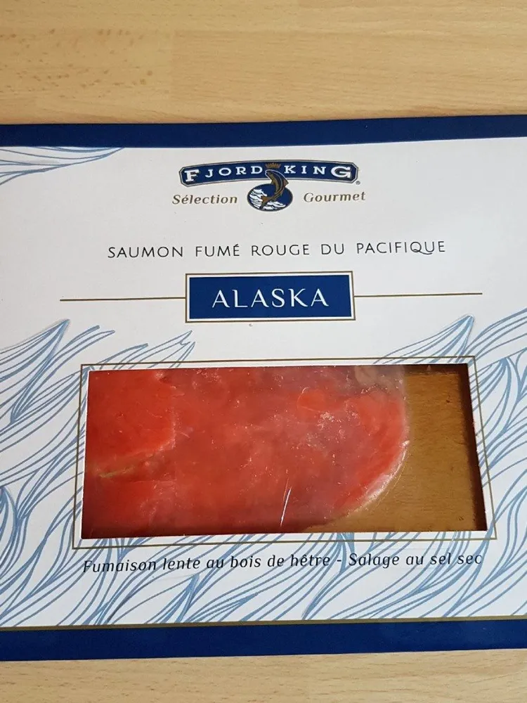 Saumon fumé rouge du Pacifique