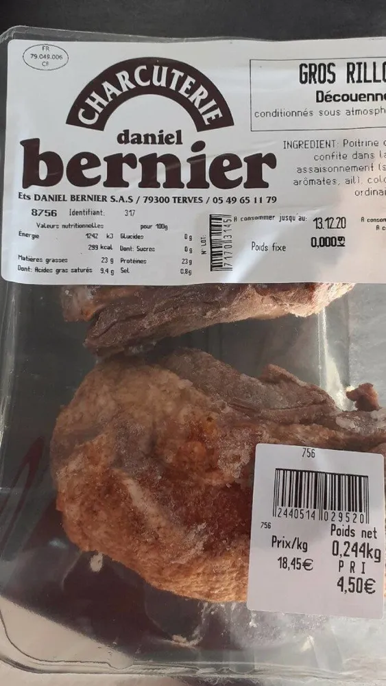 Gros grillons decouennés