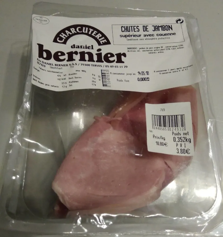 Chutes de jambon