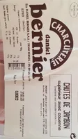Chutes de jambon supérieur avec couanne