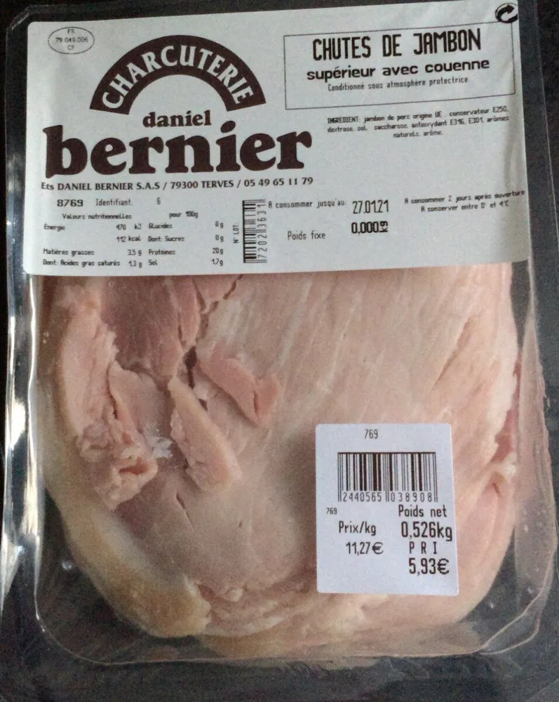 Chutes de jambon