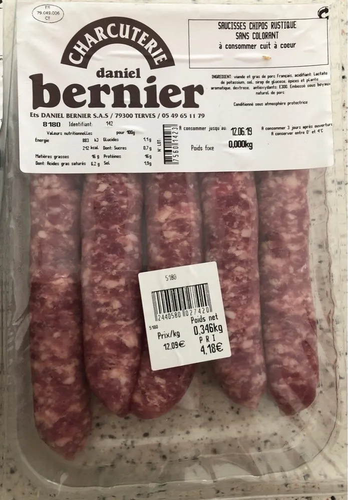 Saucisses rustiques