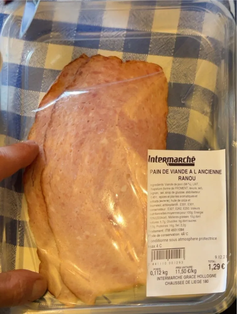 Pain de viande a l’ancienne Ranou