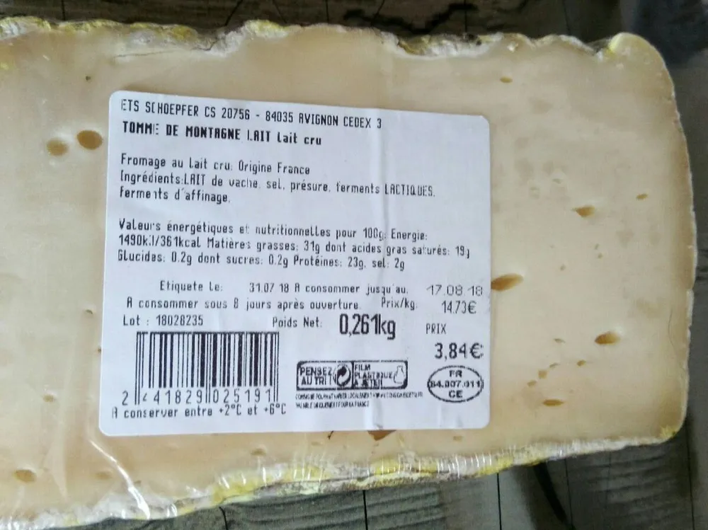 Tomme de montagne
