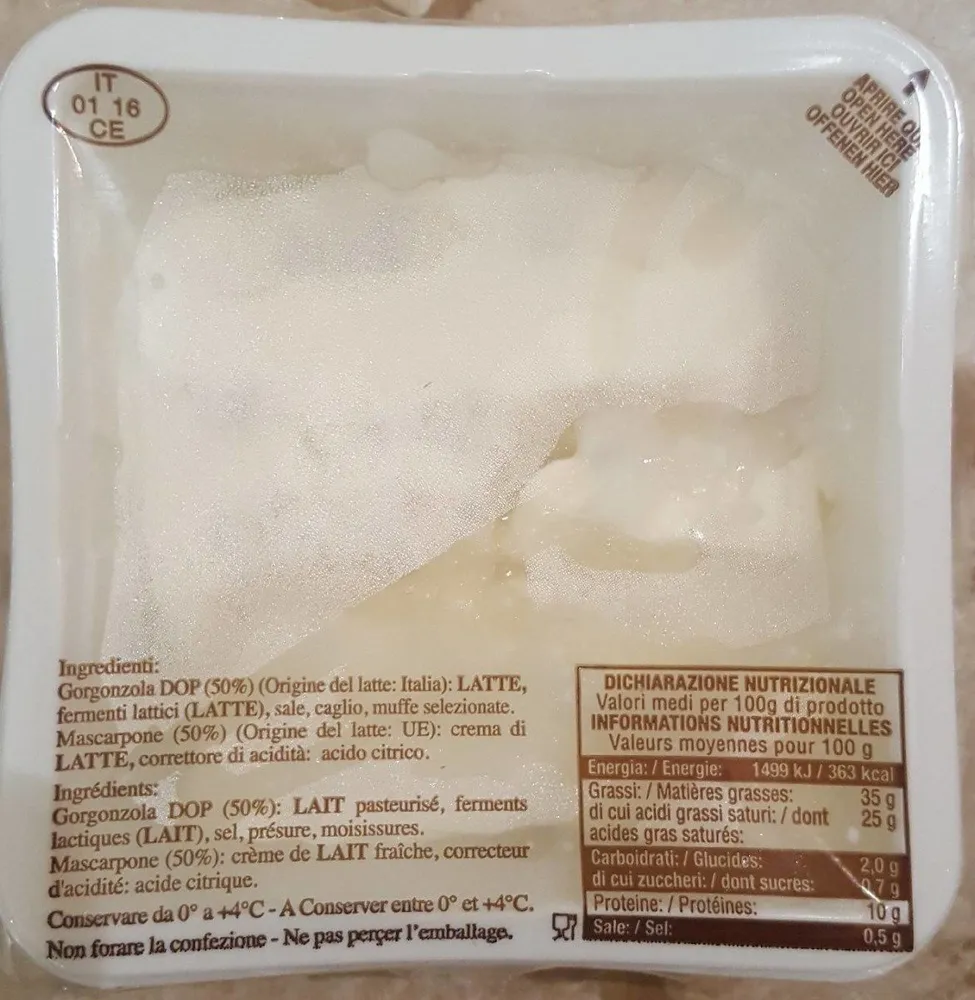 GORGONZOLA AOP AU MASCARPONE