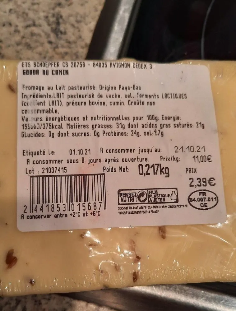 Gouda cumin