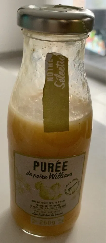 Purée de poire Williams