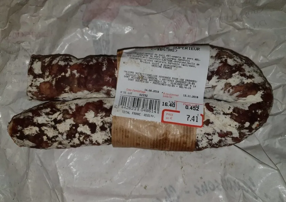 Saucisse sèche supérieure