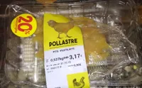 Pollo pechuga fileteada