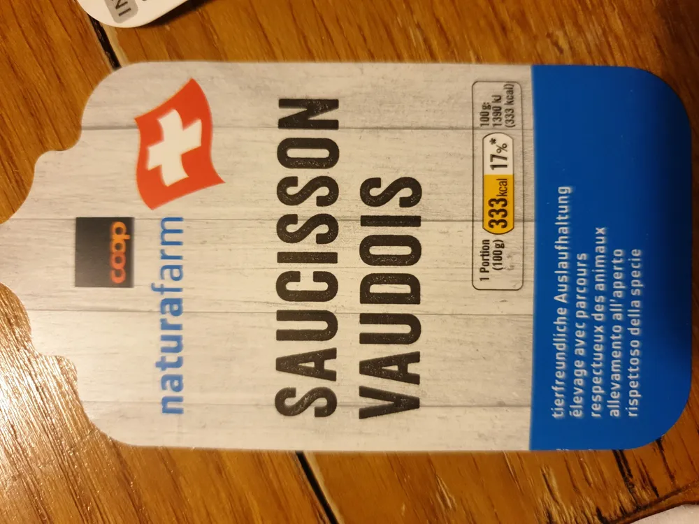 Saucisson vaudois