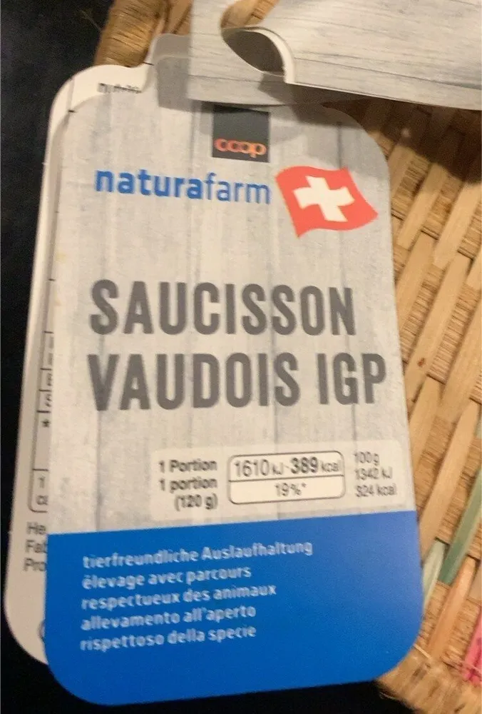 Saucisson vaudois IPG