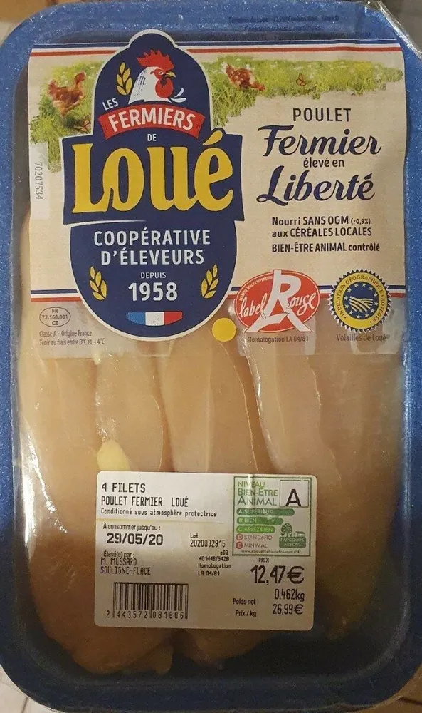 Poulet fermier loué