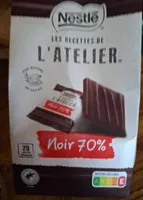 Chocolat noir carrés miniatures
