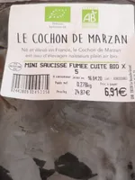Mini saucisses fumées cuites Bio