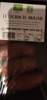 Mini saucisse fumée cuite bio