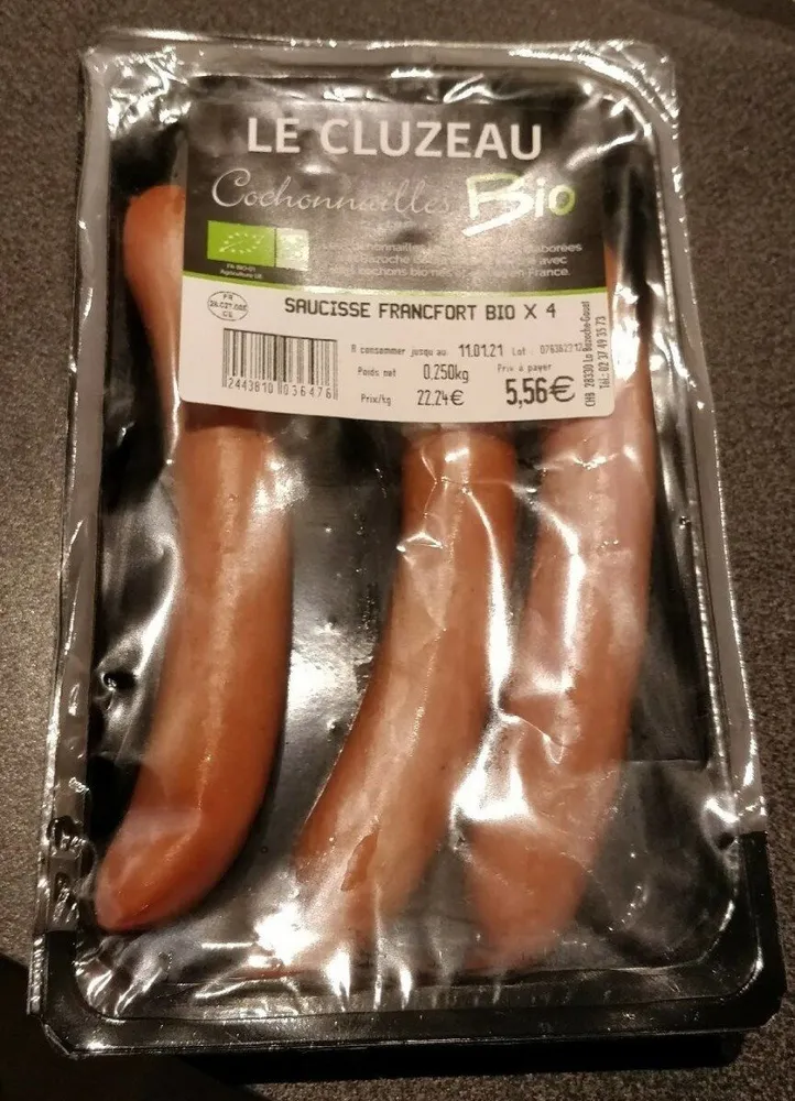Saucisses Francfort Bio