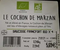 Saucisse Francfort bio