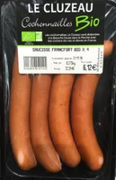 Saucisse francfort bio