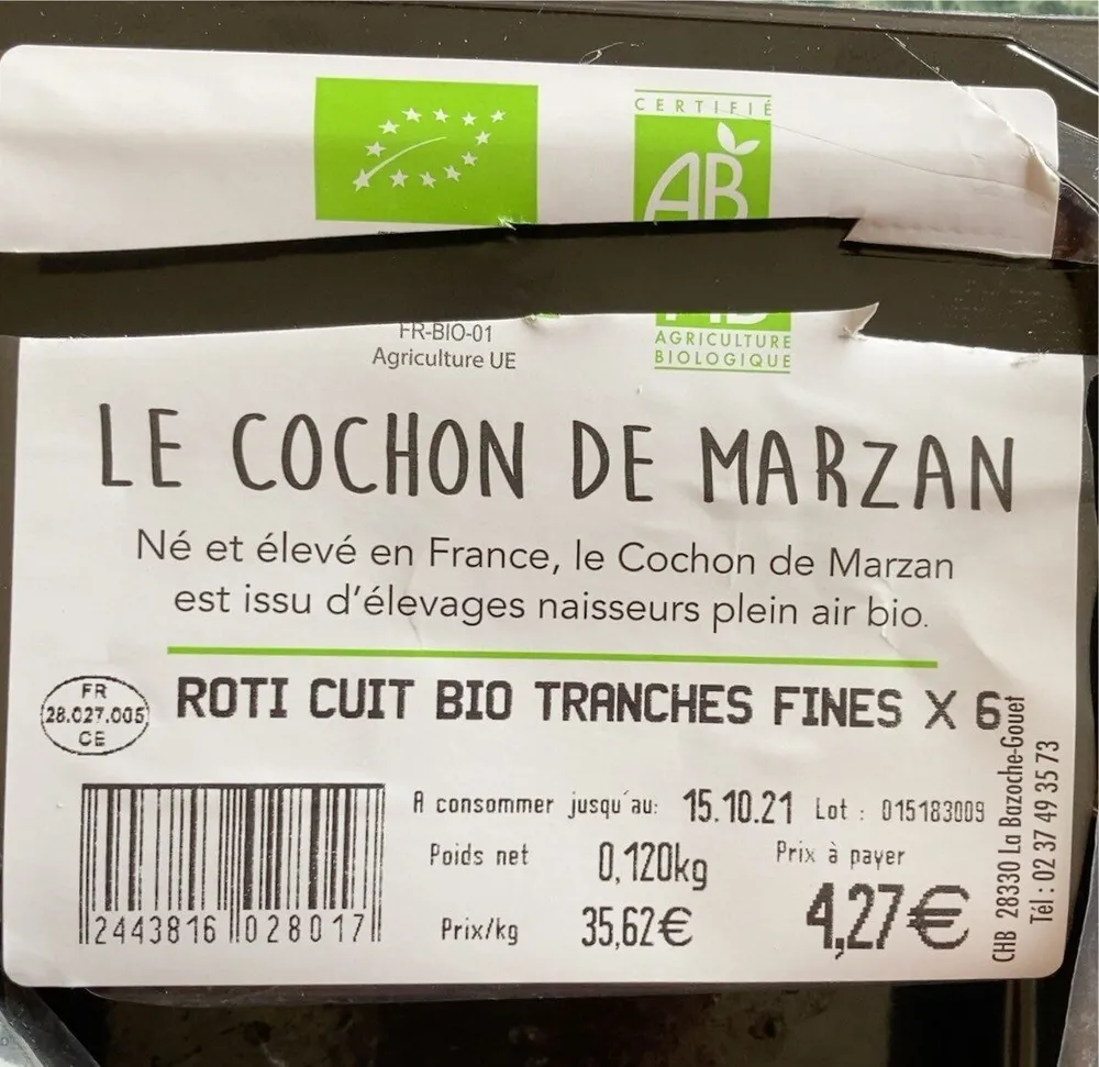 ROTI CUIT BIO TRANCHES FINES