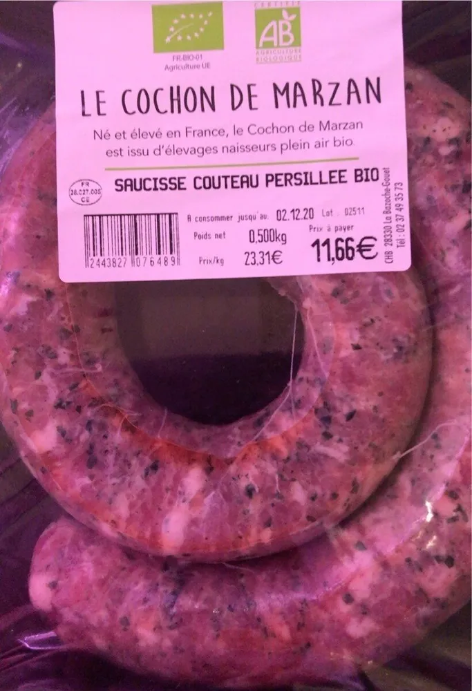 Saucisse couteau