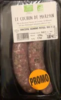 Saucisse oignons persil bio