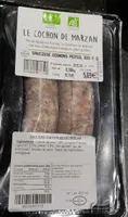 Saucisse oignon persil Bio