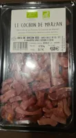 Dés de bacon bio