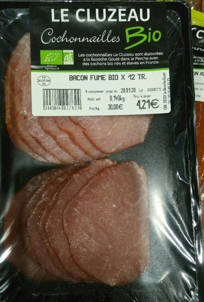Bacon fumé Bio