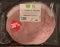Jambon blanc AC cuit bio x3