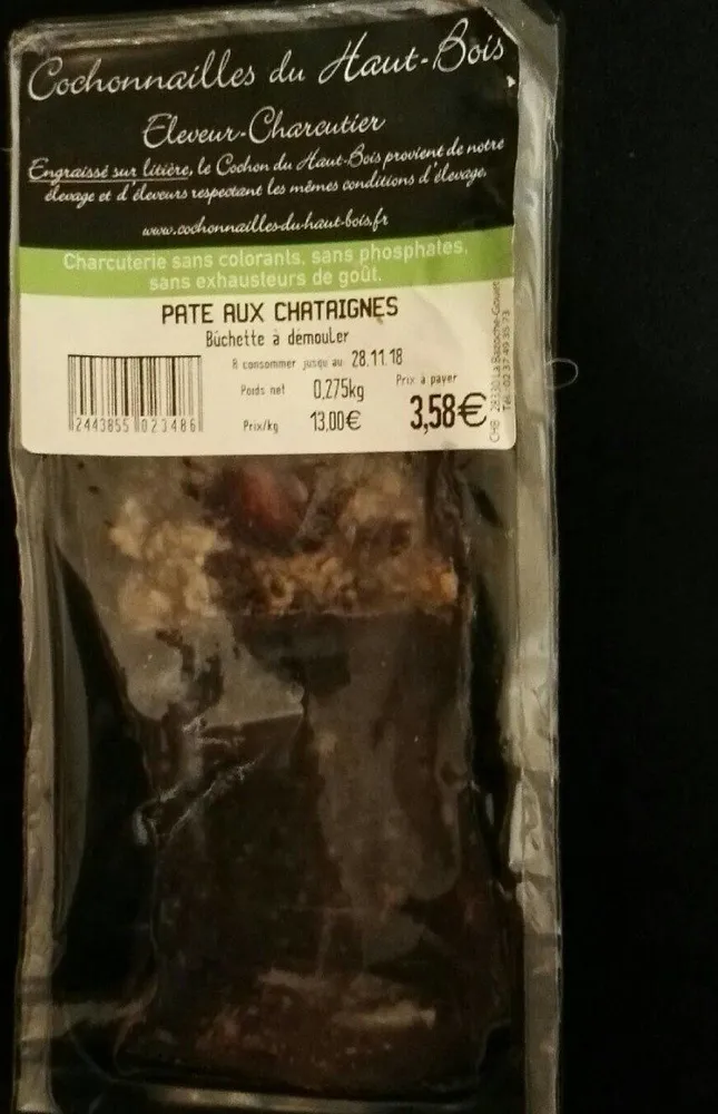Pâté aux châtaignes