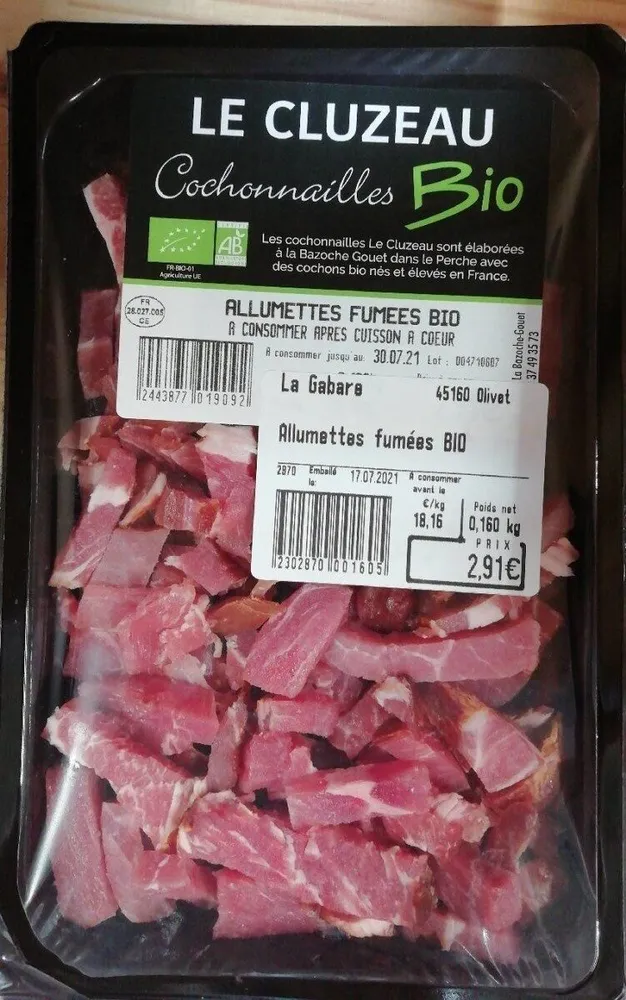 Allumettes fumées Bio