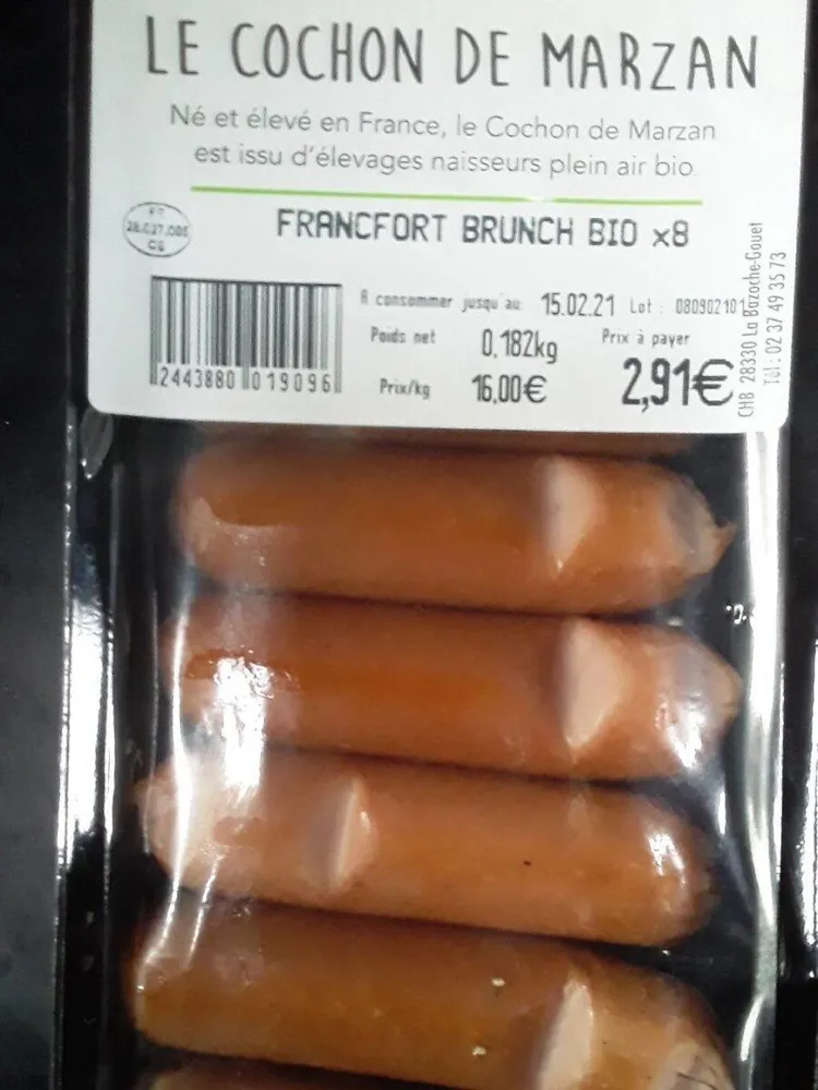 Francfort brunch bio x 8