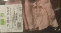 Chiffonnade de roulade de jambon bio