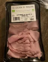 Chiffonnade de roulade de jambon bio