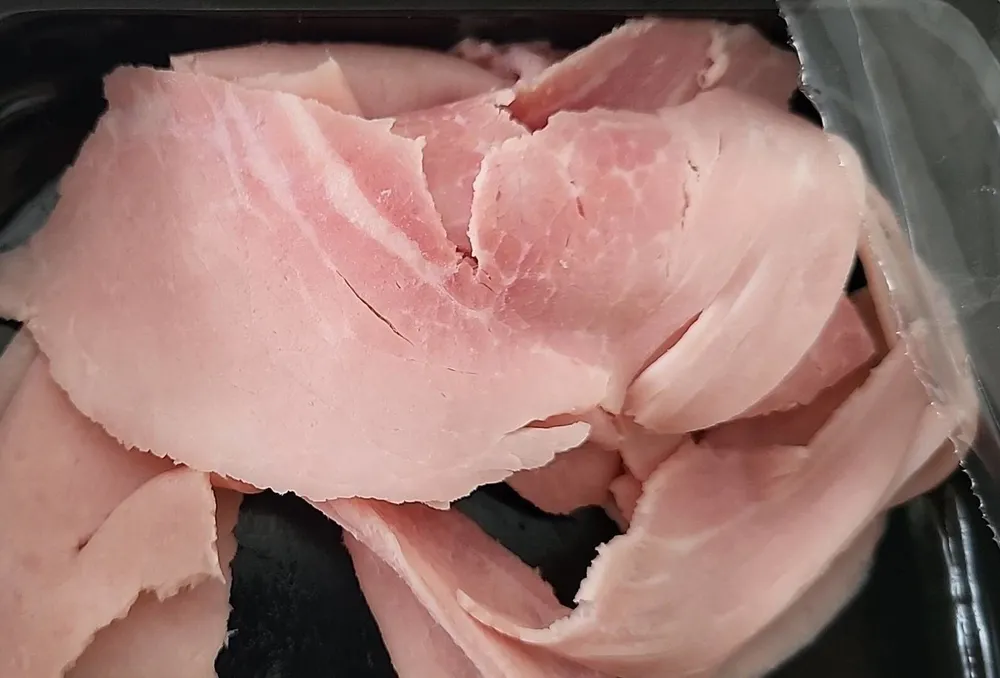 Chiffonnade de roulade de jambon bio
