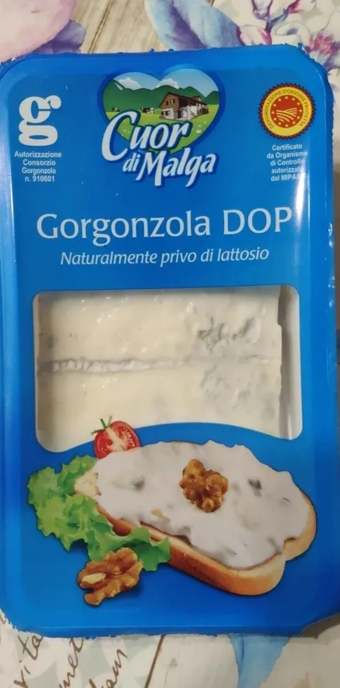 Gorgonzola DOP privo di lattosio