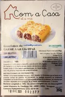 Canelones de carne a la cazuela