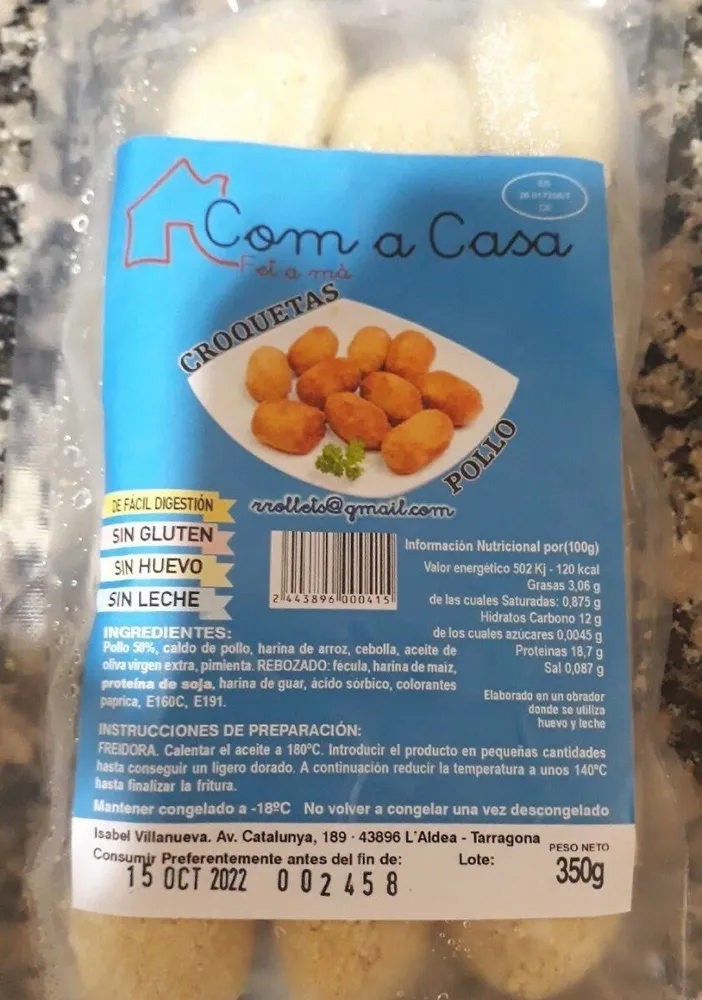Croquetas de pollo
