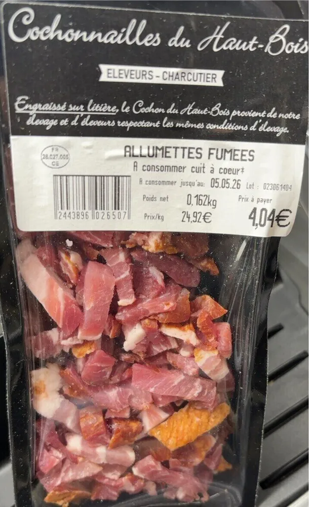 Allumettes fumées