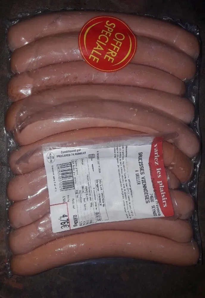 Saucisses viennoises à griller